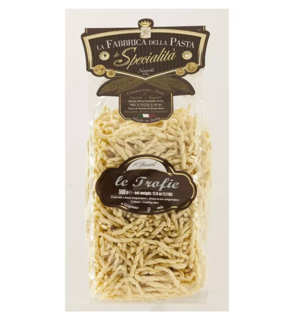 Pasta di Gragnano I.G.P. Trofie “La Fabbrica della Pasta” - 500 gr