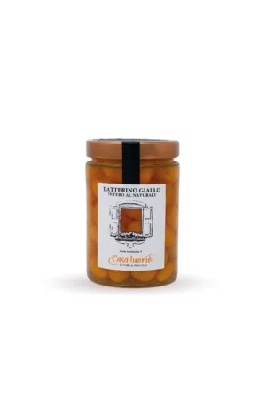Datterino giallo intero al naturale 580 ml. Casa Iuorio