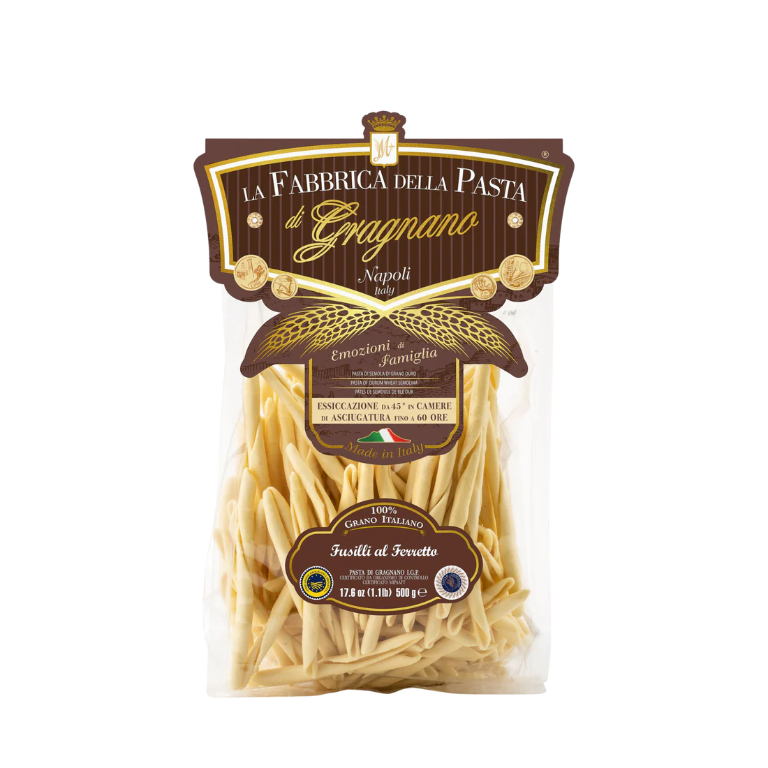 Pasta di Gragnano I.G.P. Fusilli al Ferretto “La Fabbrica della Pasta” - 500 gr