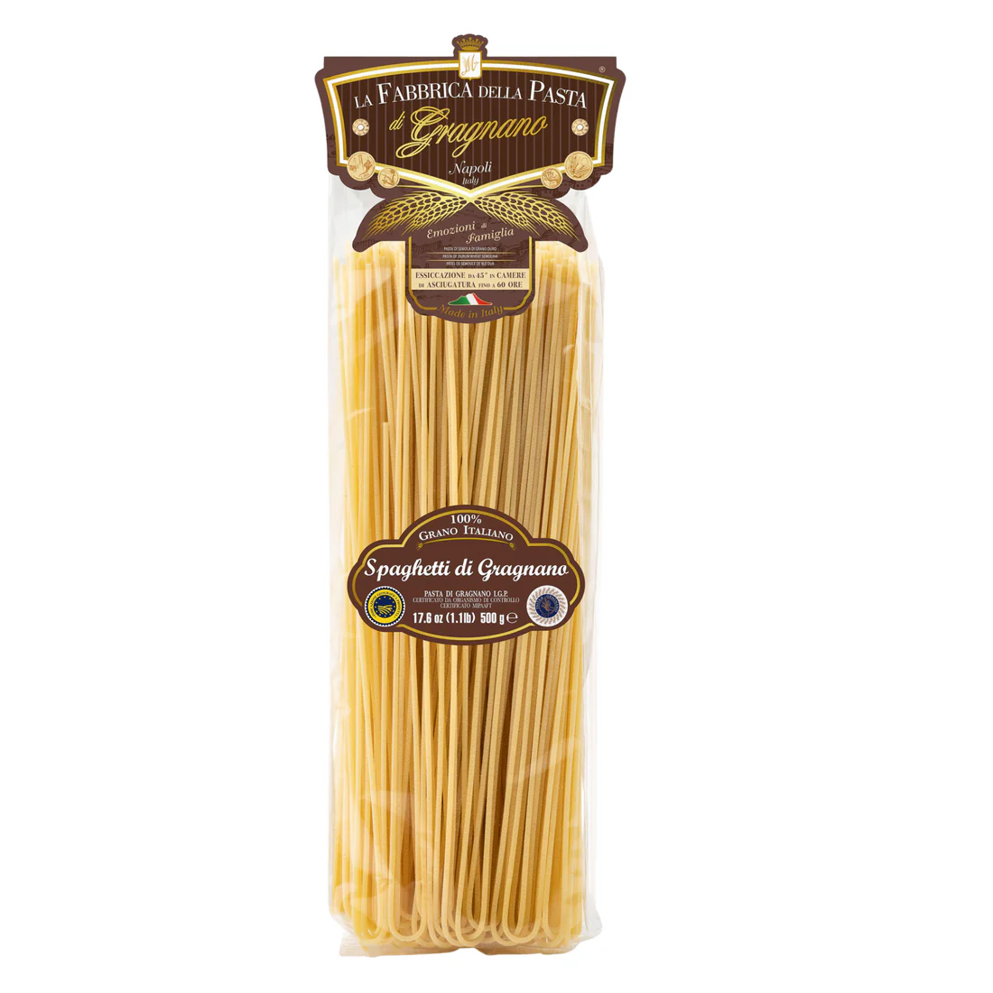 Pasta di Gragnano I.G.P. 'E Spaghetti “La Fabbrica della Pasta” - 500 gr